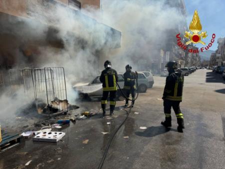 Incendio supermercato 1