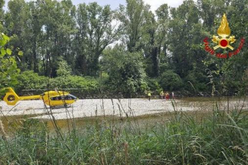 Soccorso sul fiume Oglio