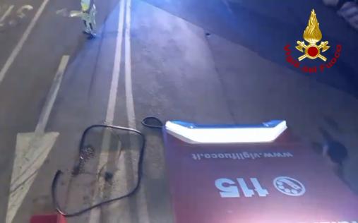 Intervento del Nucleo NBCR per la messa in sicurezza di un serbatoio di carburante