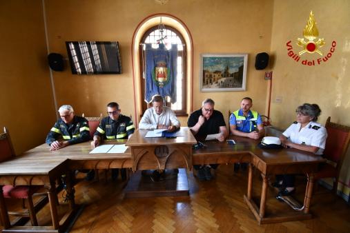 La firma del protocollo tra Vigili del fuoco e comune di Muggia