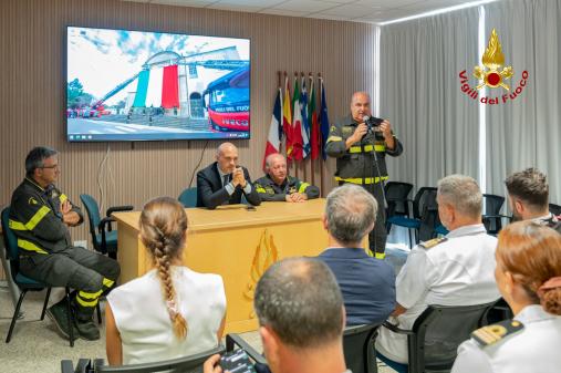 Visita istituzionale del Sottosegretario Prisco e del Capo del Corpo Mannino ai Comandi della Sardegna