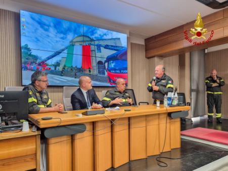 Visita istituzionale del Sottosegretario Prisco e del Capo del Corpo Mannino ai Comandi della Sardegna