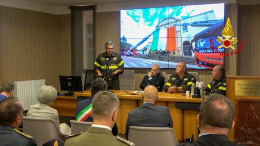 Visita istituzionale del Sottosegretario Prisco e del Capo del Corpo Mannino ai Comandi della Sardegna