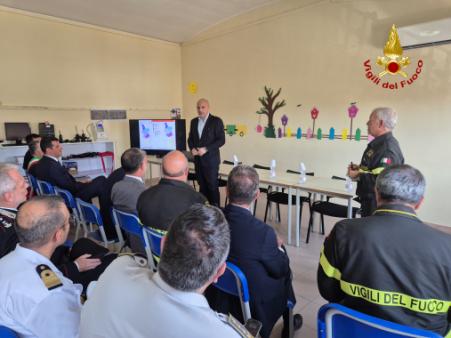 Visita istituzionale del Sottosegretario Prisco e del Capo del Corpo Mannino ai Comandi della Sardegna