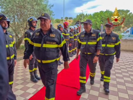 Visita istituzionale del Sottosegretario Prisco e del Capo del Corpo Mannino ai Comandi della Sardegna