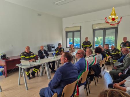 Visita istituzionale del Sottosegretario Prisco e del Capo del Corpo Mannino ai Comandi della Sardegna