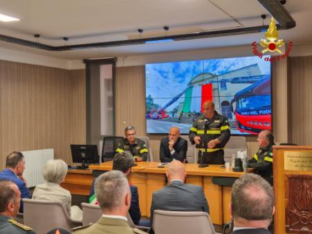 Visita istituzionale del Sottosegretario Prisco e del Capo del Corpo Mannino ai Comandi della Sardegna