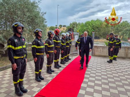 Visita istituzionale del Sottosegretario Prisco e del Capo del Corpo Mannino ai Comandi della Sardegna