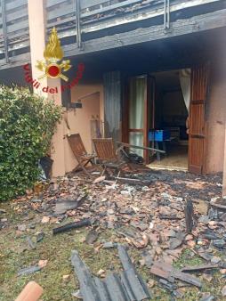 Immagine ingresso dopo incendio