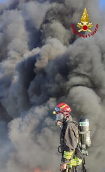Incendio Discarica