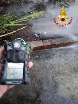 monitoraggio con esplosimetro