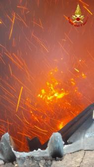 Incendio deposito cippato