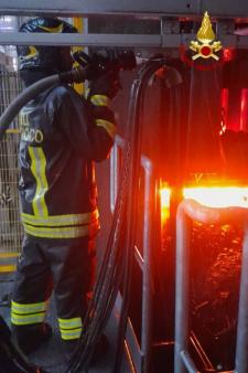 Incendio deposito cippato