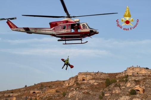 20-08-2025 Intervento VV.F. Matera - recupero del corpo senza vita di un venticinquenne
