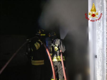 Incendio capannone