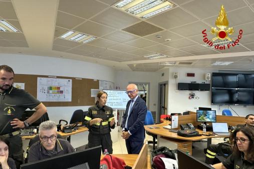 Esercitazione nazionale e regionale di Colonna Mobile dei Vigili del fuoco a Foligno