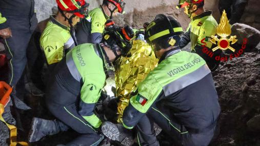 USAR soccorso a persona in galleria GN18