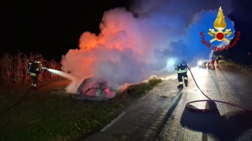 Incidente con incendio