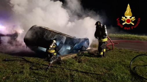 Incidente con incendio