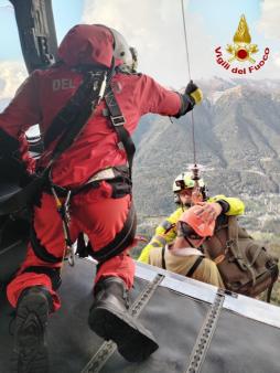 Il recupero del cercatore di funghi disperso in Val Vigezzo nel Comune di Druogno