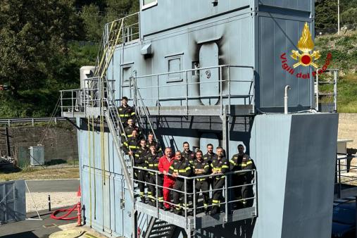 Corso antincendio navale
