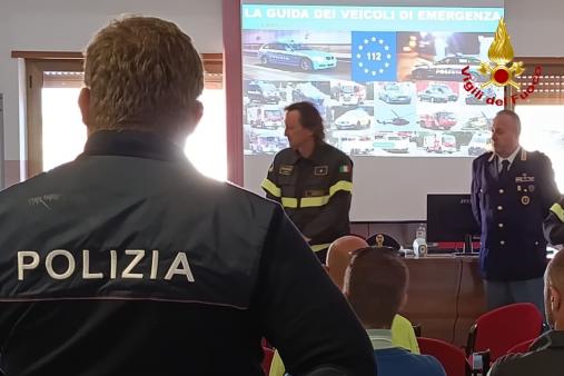 Seminario con polizia stradale