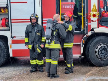 Incendio essicatoio cereali