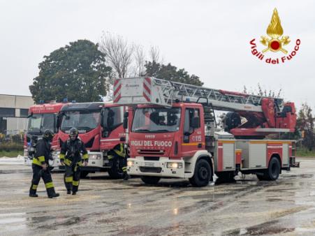 Incendio essicatoio cereali