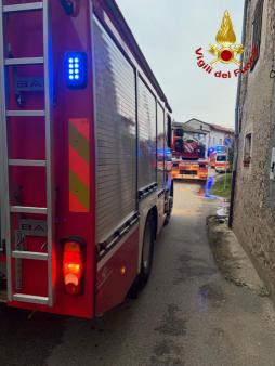 Incendio deposito attrezzi