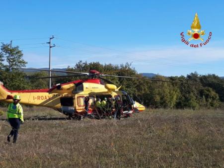incidente stradale: auto contro un albero