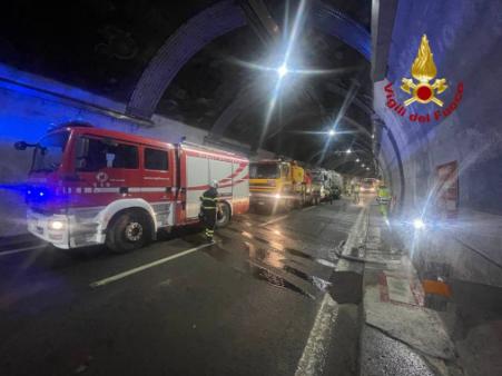 GROTTAMMARE (AP) – INCIDENTE STRADALE IN GALLERIA
