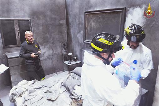 Le immagini delle esercitazioni presso le strutture di addestramento NIA alla Scuola di Formazione di Montelibretti