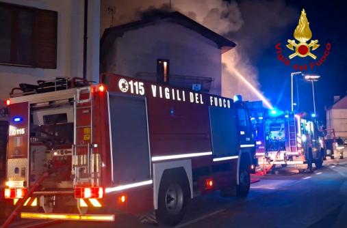 Incendio tetto