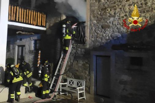 Incendio abitazione