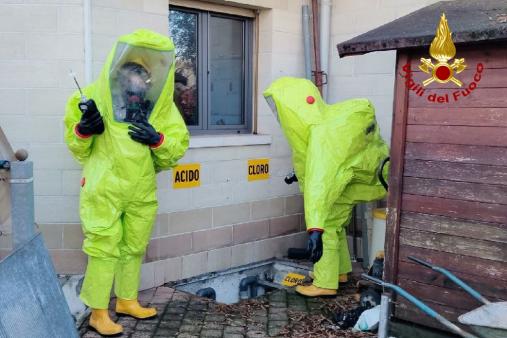 Pordenone addestramento NBCR