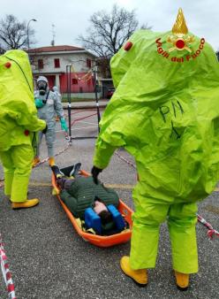 Pordenone addestramento NBCR