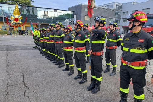 Schieramento Vigili del Fuoco