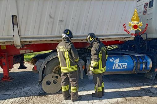 Perdita GNL dal serbatoio di un automezzo pesante