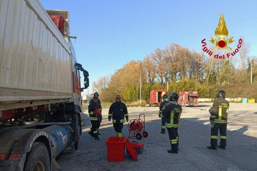 Perdita GNL dal serbatoio di un automezzo pesante