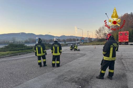Perdita GNL dal serbatoio di un automezzo pesante