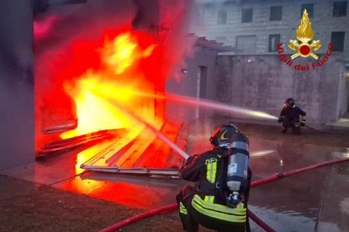 Incendio autorimessa