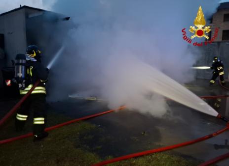 Incendio autorimessa