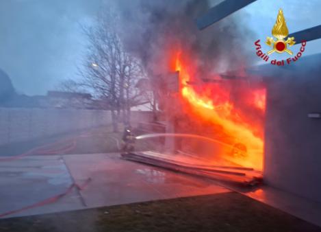 Incendio autorimessa