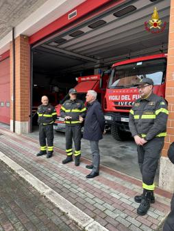 Presentazione del parco automezzi  VVF