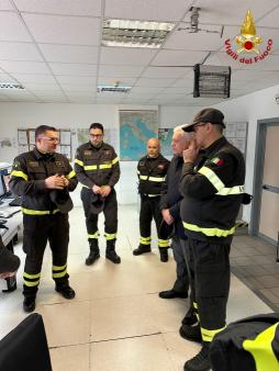 Questore in sala operativa