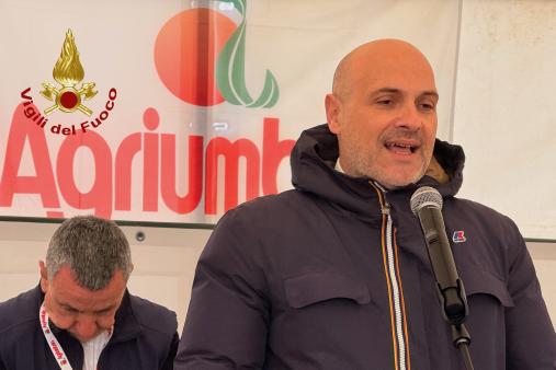 Agriumbria 2026: il Sottosegretario Prisco in visita allo stand dei Vigili del Fuoco dedicato alla prevenzione degli incendi di vegetazione
