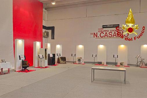 La festa di celebrazione dell'istituzione del corpo nazionale al comando di Ravenna