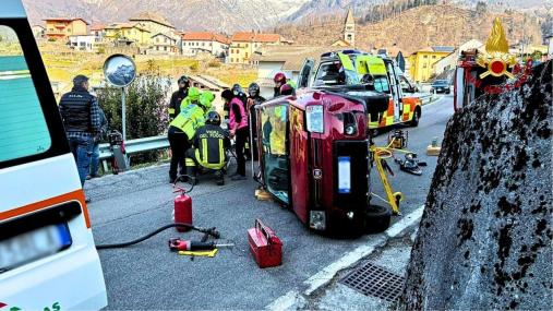 Incidente Alpago - Soccorritori in Azione