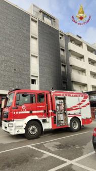 Incendio rimessa