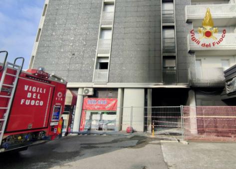 Incendio rimessa